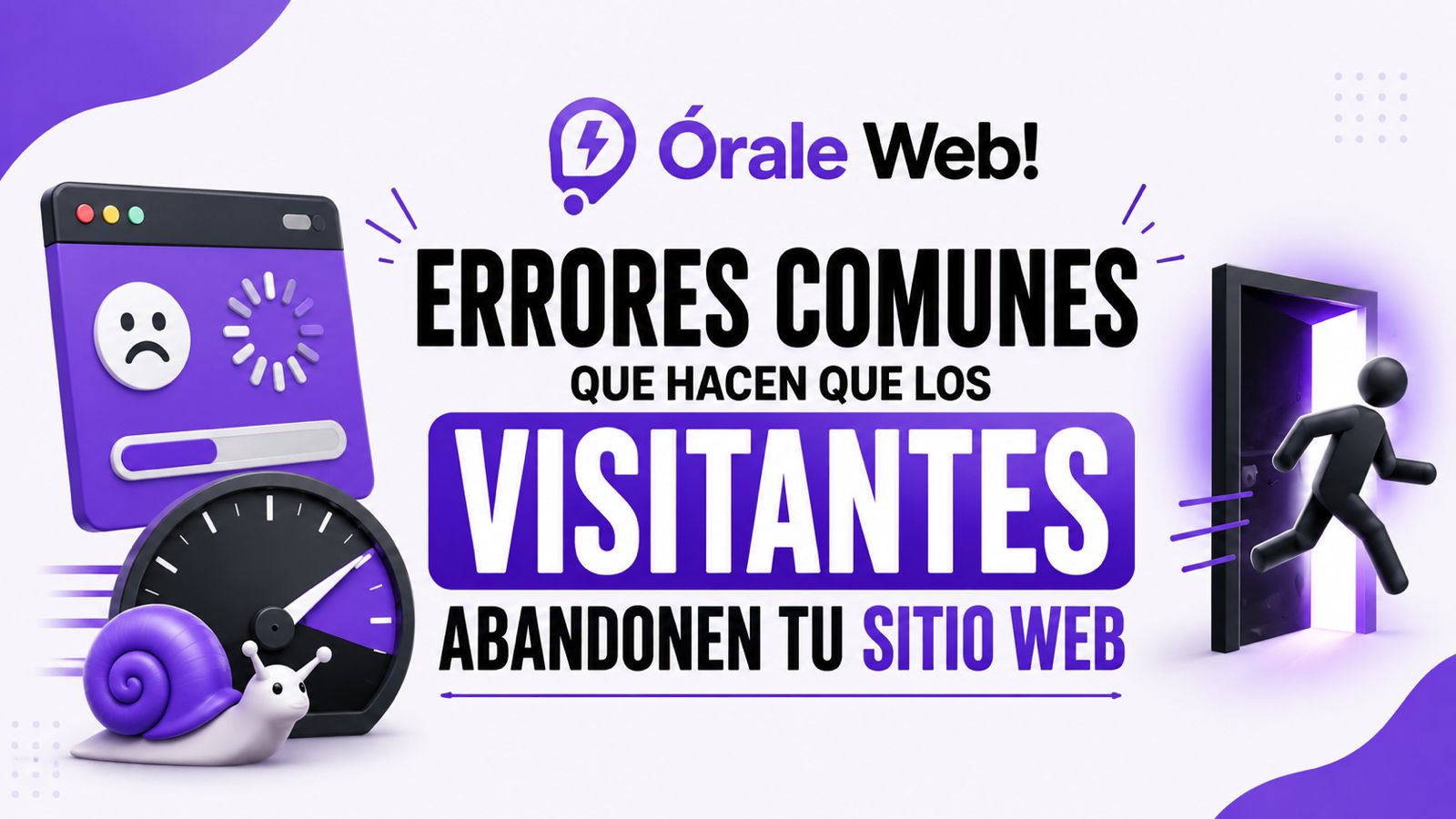 Errores comunes que hacen que los visitantes abandonen tu sitio web